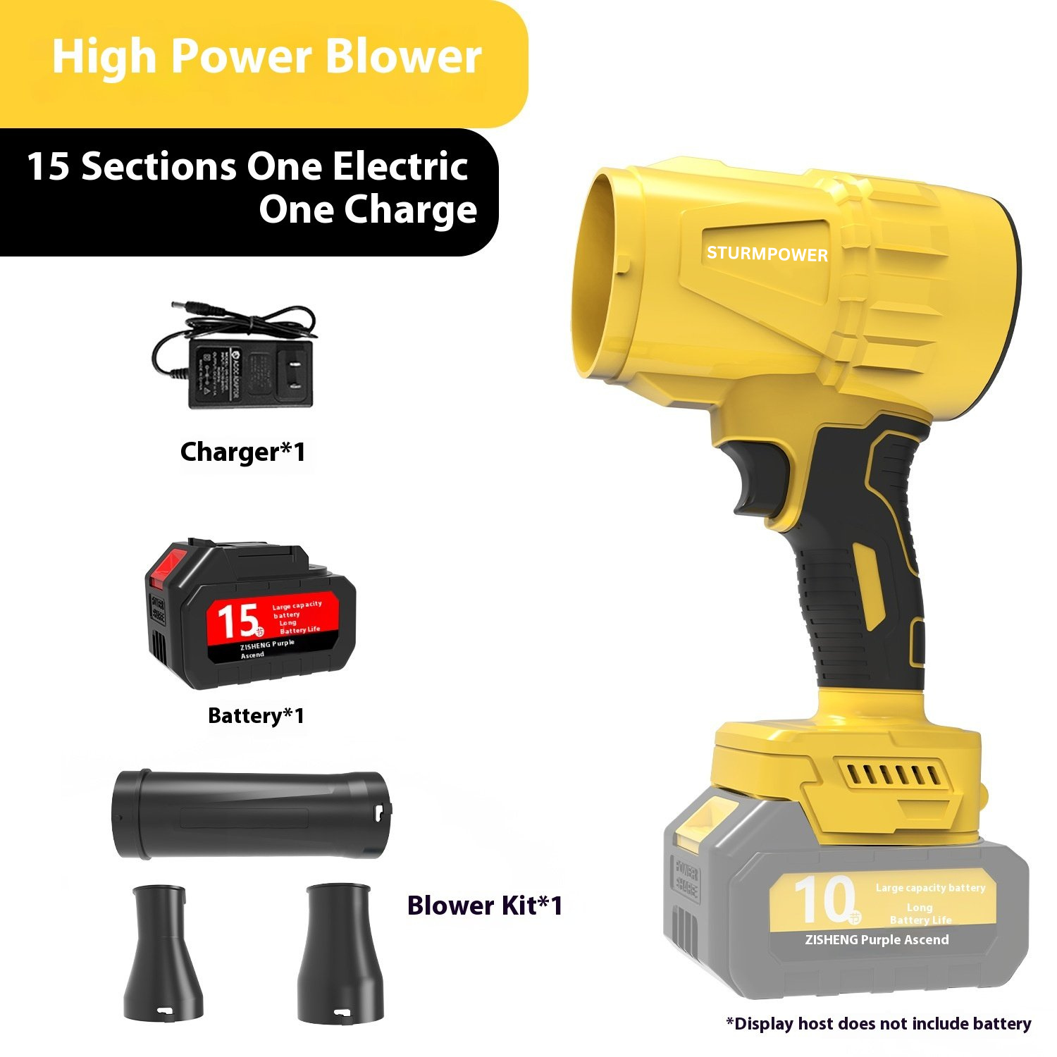 STURMPOWER®- High-Power Handheld Blower: Dust Buster & Car Dryer Extraordinaire